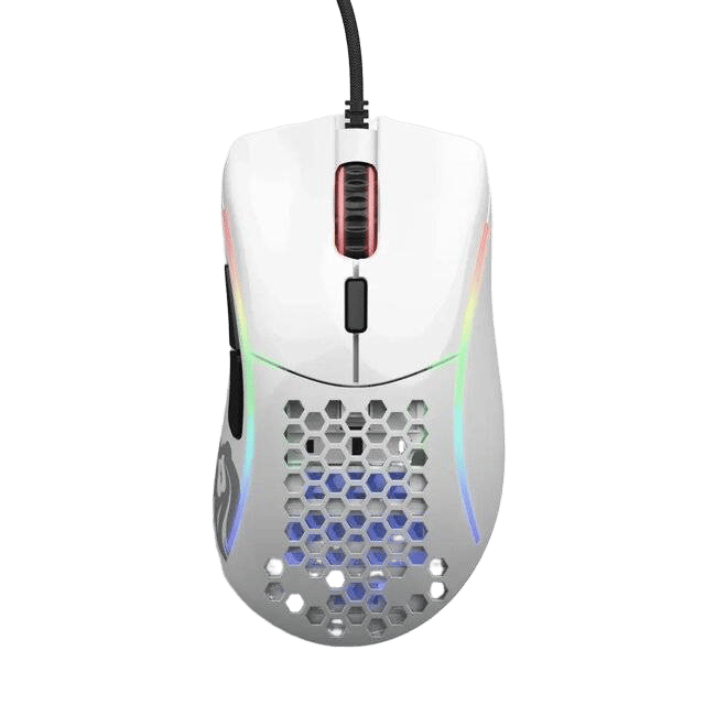 Glorious Model D- Wired Gaming Mouse Glossy White - 4