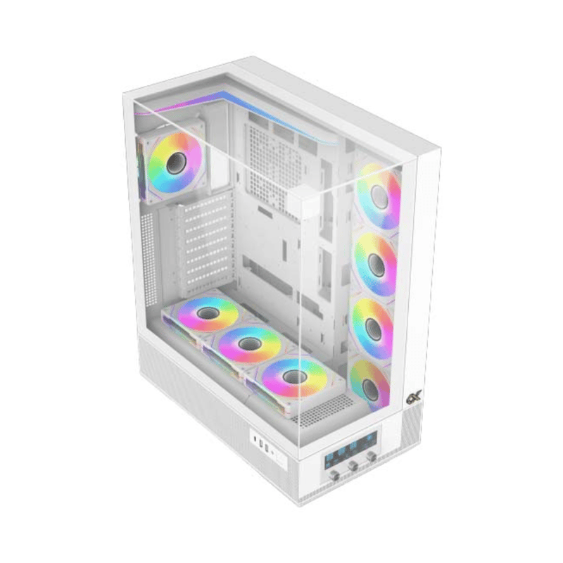 كيس XIGMATEK Vision Pro Arctic Mid-Tower ATX أبيض - 4