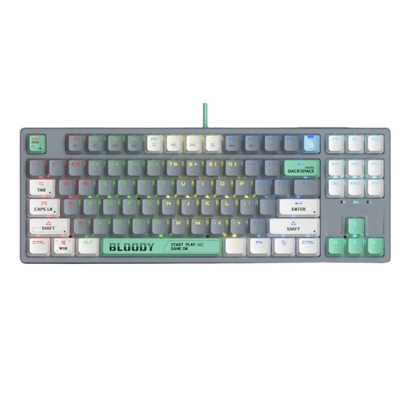 Bloody S87 Mechanical Switch RGB Gaming Keyboard Energy - Ash - 6