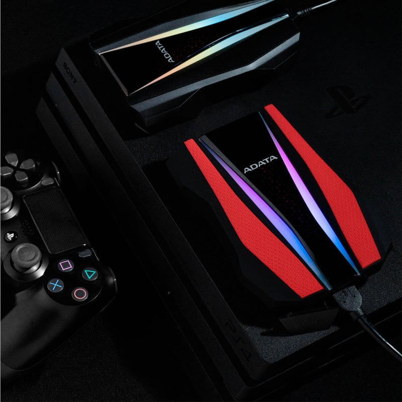 ADATA HD770G 1TB USB 3.2 Military-Grade External HDD RGB - 3