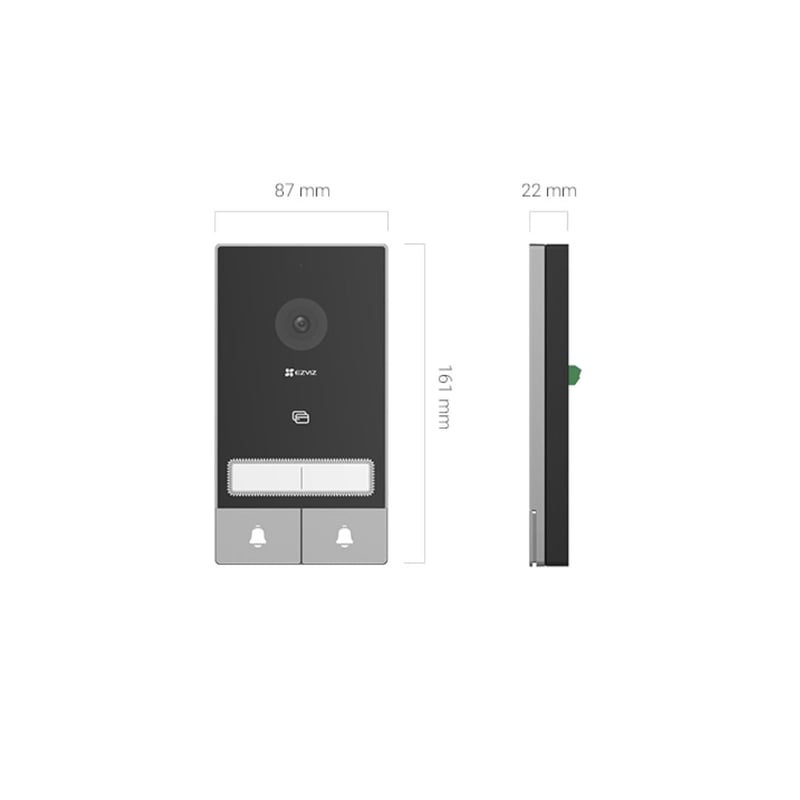 Ezviz HP7 2-Family Kit Wired Smart Video Doorphone WiFi - 5