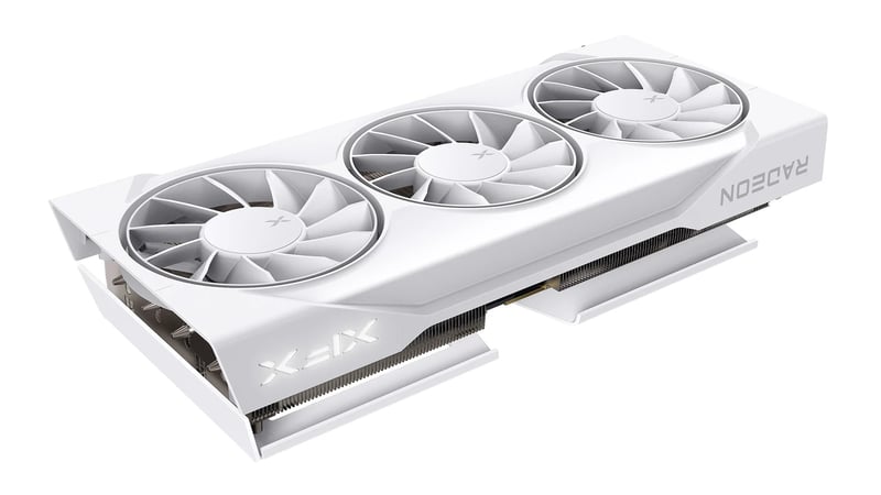 XFX Swift AMD Radeon RX 9060 XT OC White Triple Fan Gaming Edition 16GB Graphics Card - 3