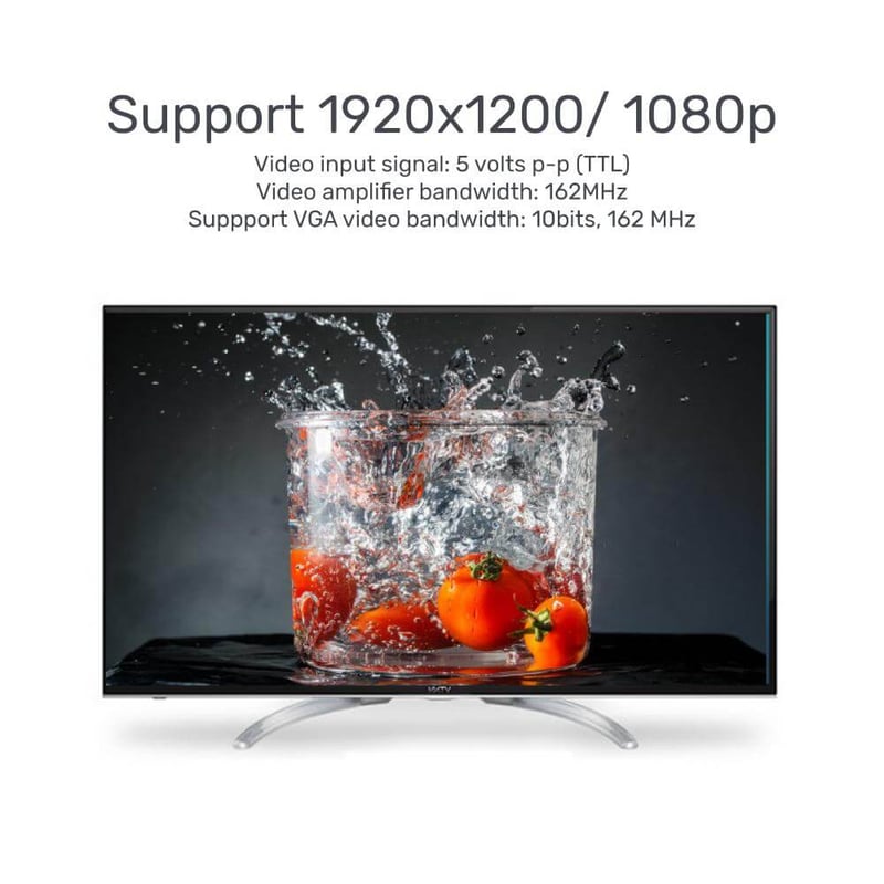 محول UNITEK HDMI إلى VGA أسود - 6