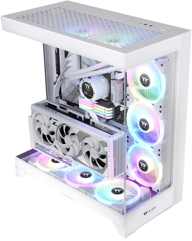 Thermaltake CTE E550 TG Mid-Tower ATX Case Snow White - 13