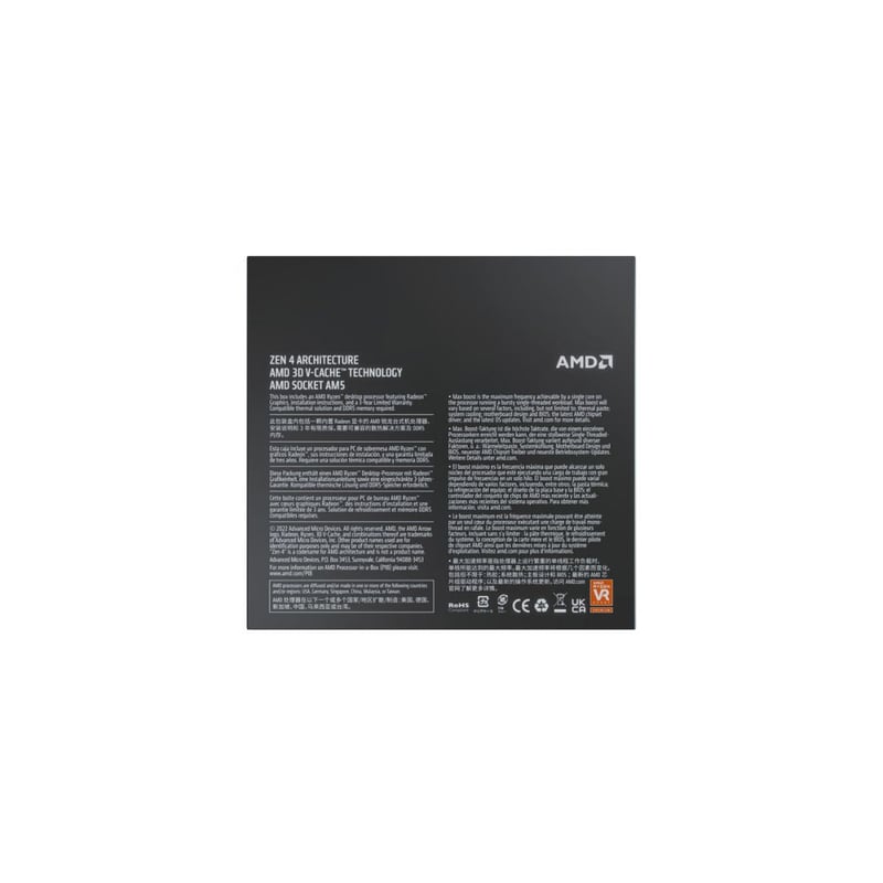 AMD Ryzen 7 7800X3D 8-Core 4.2GHz AM5 Tray - 9