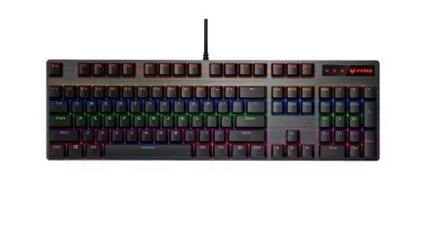 كيبورد Rapoo V500 Pro Full-Size ميكانيكي سلكي RGB - 1