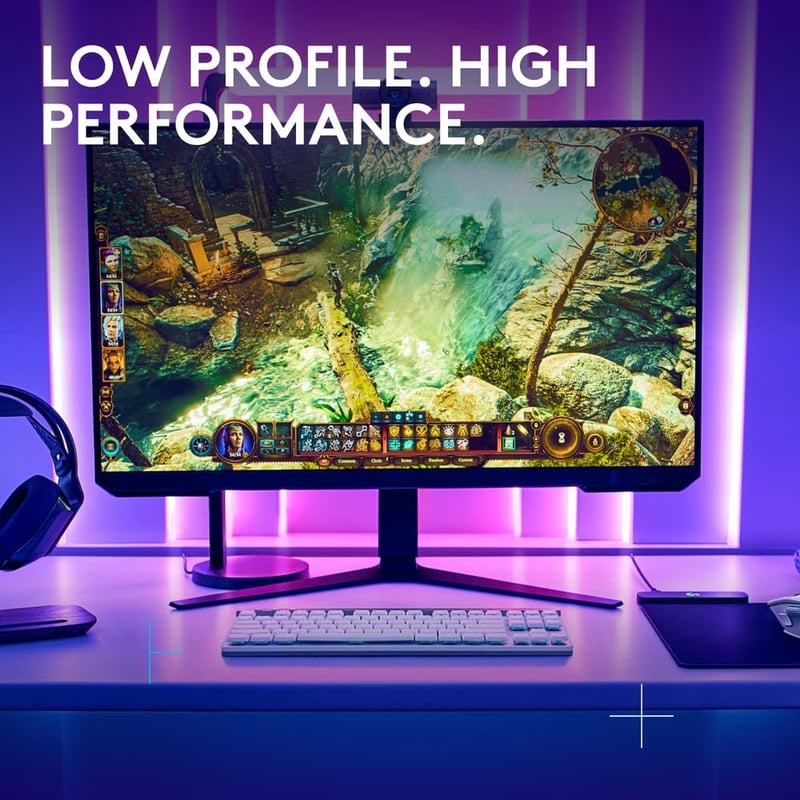 كيبورد Logitech G G515 TKL ميكانيكي لاسلكي RGB أسود - 17