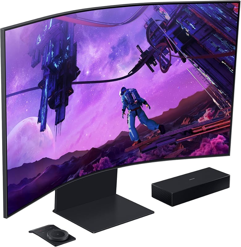 Samsung Odyssey Ark 55" 4K 165Hz VA Curved Gaming Monitor - 5
