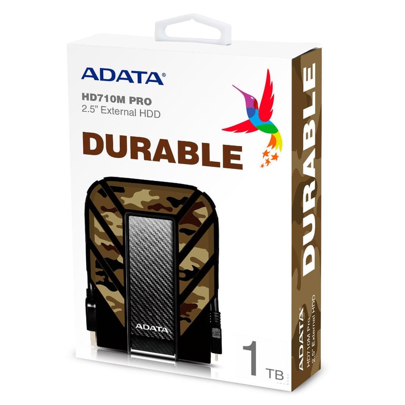 ADATA HD710M Pro 1TB USB 3.2 External Hard Drive Rugged Camo - 10