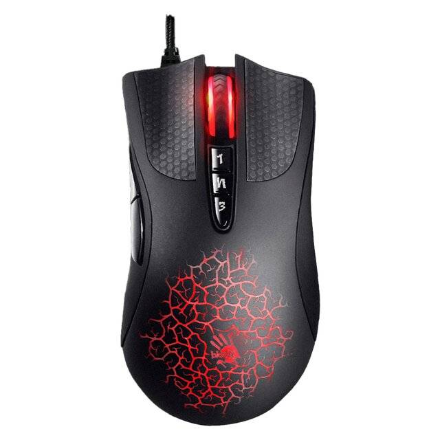 ماوس Bloody A91 6200 DPI بصري سلكي أسود - 1