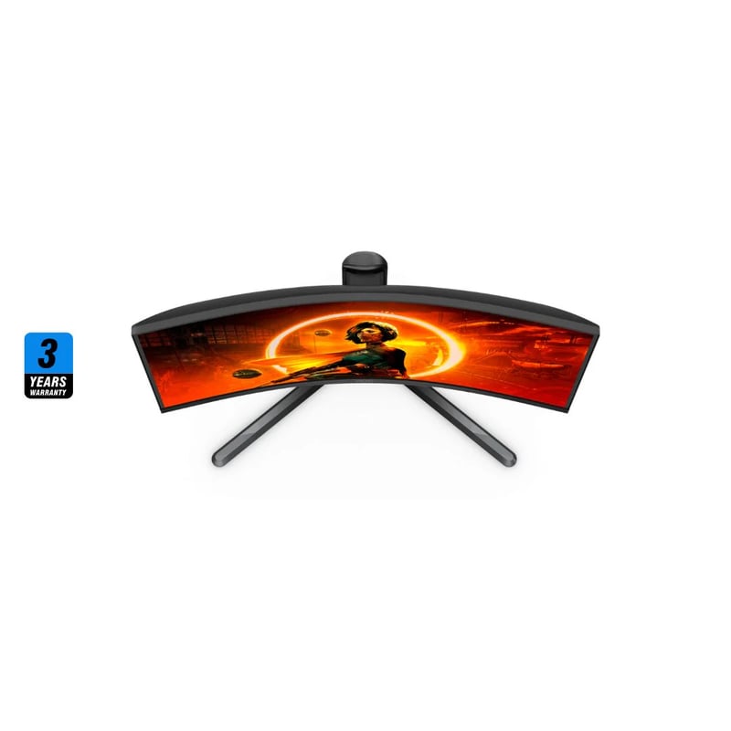 AOC CQ27G3Z 27" QHD 240Hz VA Curved Gaming Monitor - 2