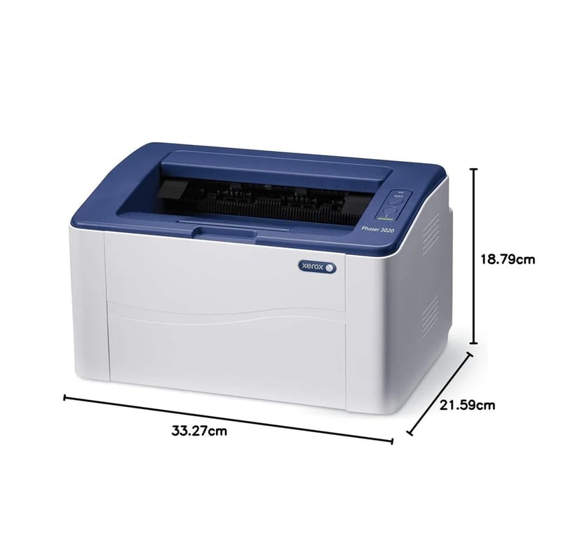 Xerox Phaser 3020 Monochrome Laser Printer Wi-Fi Compact - 3