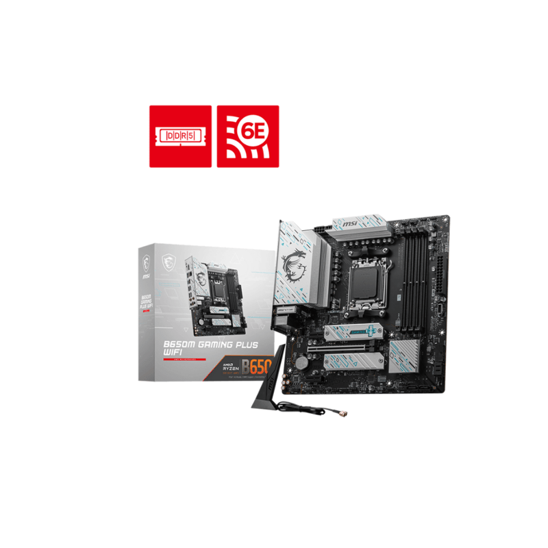 لوحة أم MSI Gaming Plus B650 AMD AM5 Micro-ATX DDR5 - 1