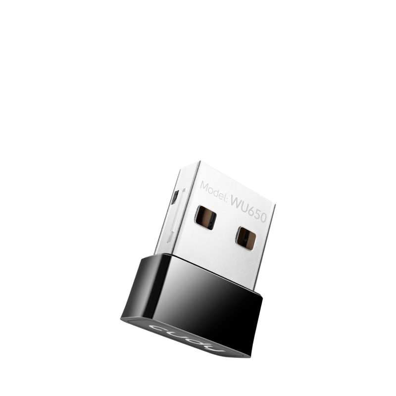 محول USB Cudy WU650 Mini Dual-Band 5GHz 433Mbps + 2.4GHz 200Mbps - 1