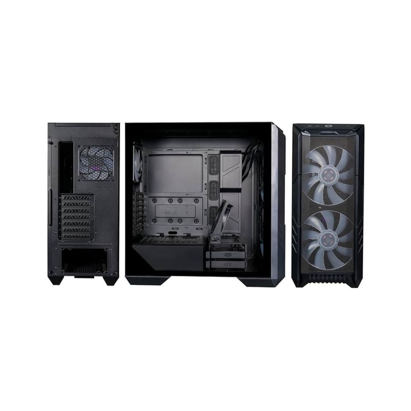 Cooler Master HAF 500 Mid-Tower ATX Case Black Tempered Glass - 4