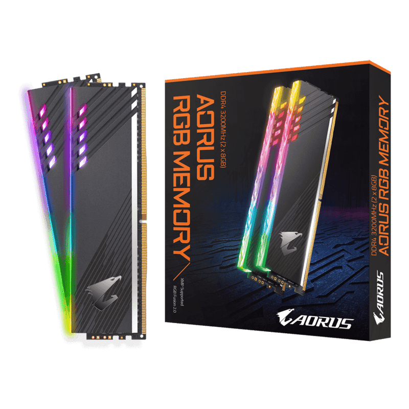Gigabyte Aorus RGB DDR4 16GB (2x8GB) 3200MHz Desktop Memory - 1