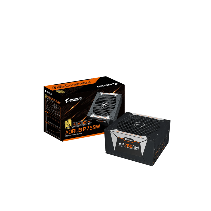 باور سبلاي Gigabyte AORUS P750W 750W 80+ Gold Fully Modular أسود - 1