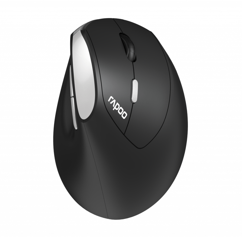 ماوس Rapoo EV250 1600 DPI 2.4GHz Wireless عمودي أسود - 1