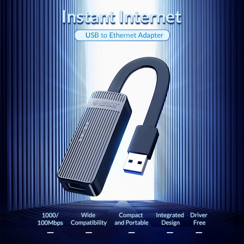 محول USB Orico UTK-U2 إلى إيثرنت 100 Mbit - 4