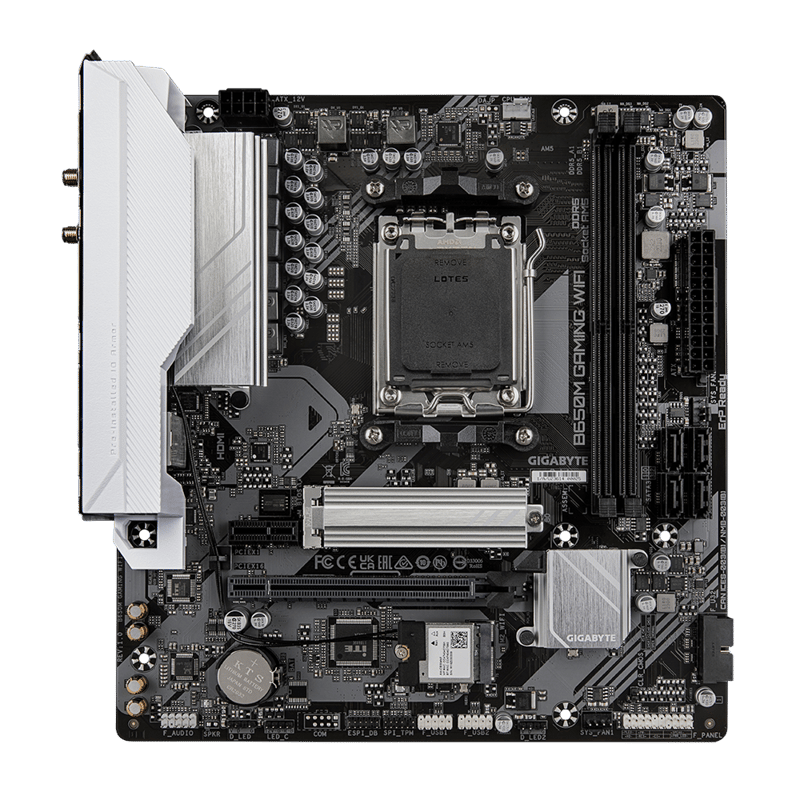 Gigabyte B650M GAMING WIFI AM5 Micro-ATX DDR5 Motherboard - 2