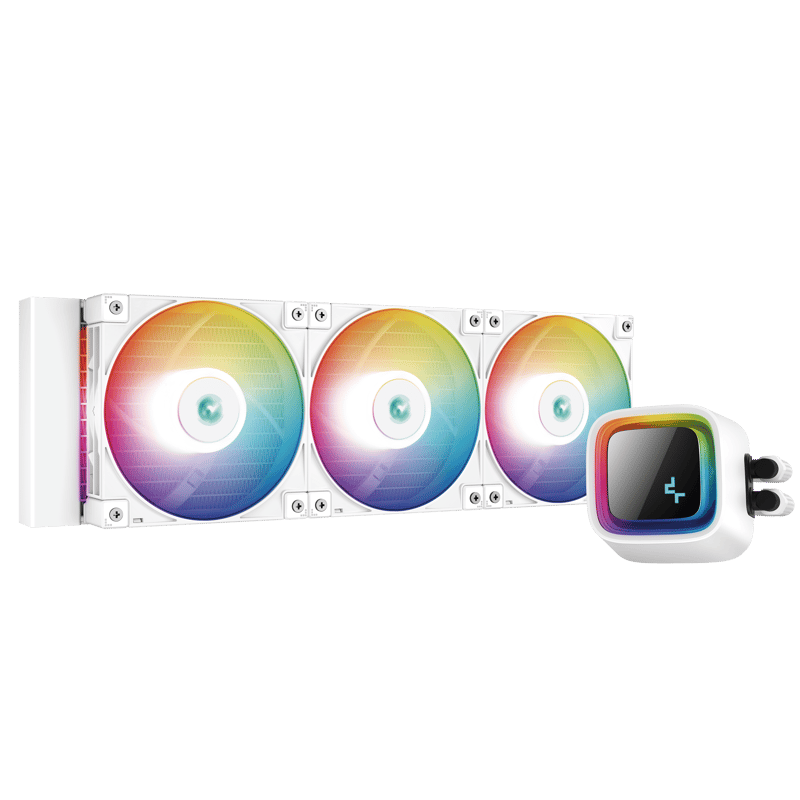 DeepCool LS720 360mm AIO Liquid CPU Cooler White - 2