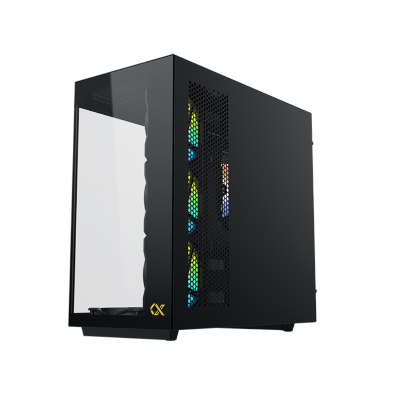كيس XIGMATECK Cubi II Mid-Tower ATX أسود - 6