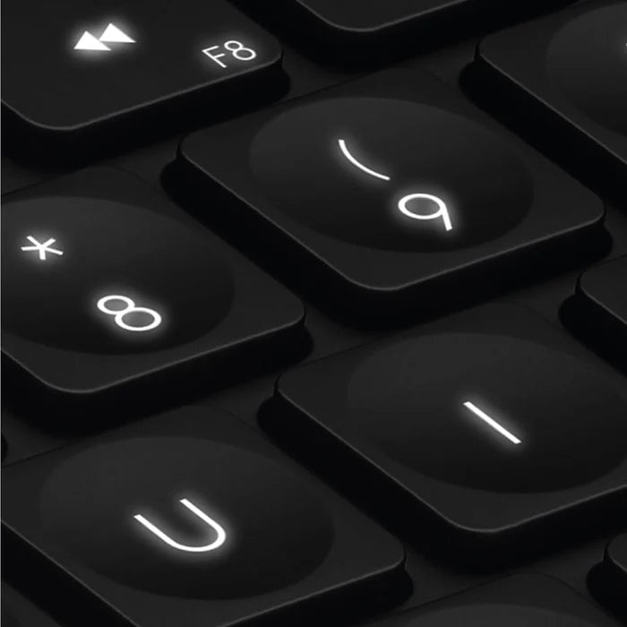 كيبورد Logitech Craft Full-Size لاسلكي بلوتوث 2.4GHz أحمر - 8