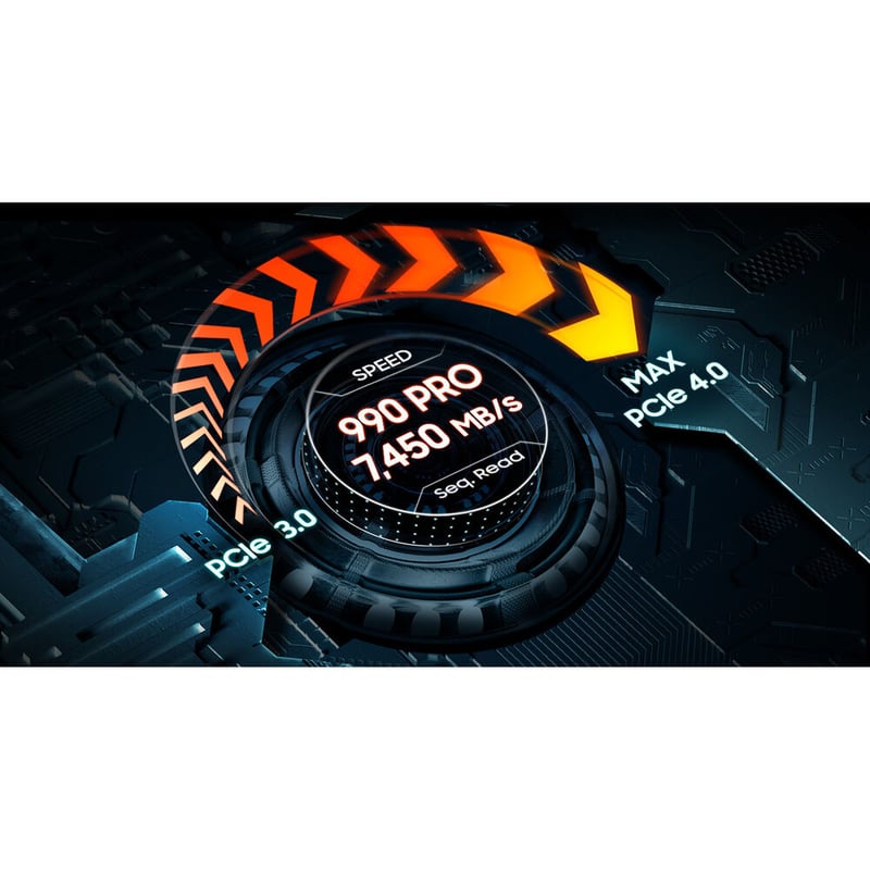 SSD Samsung 990 Pro 1TB NVMe M.2 PCIe 4.0 مع Heatsink - 10