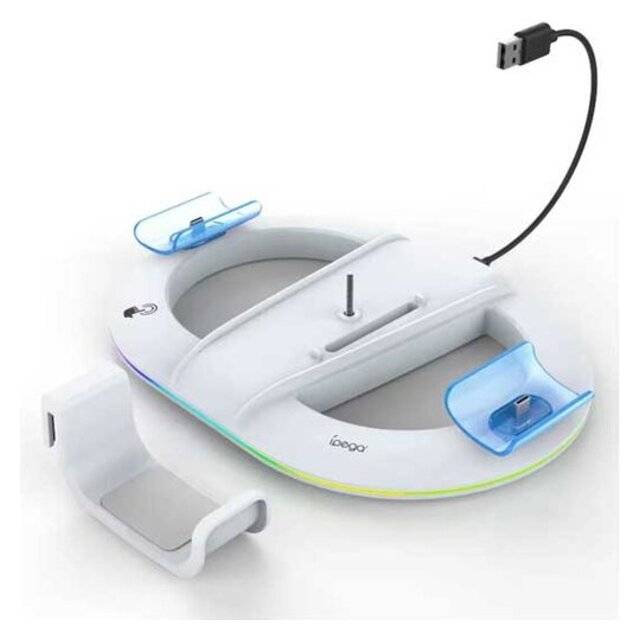 Ipega PG-P5S045 PS5 Vertical Stand White USB-C Mount - 3