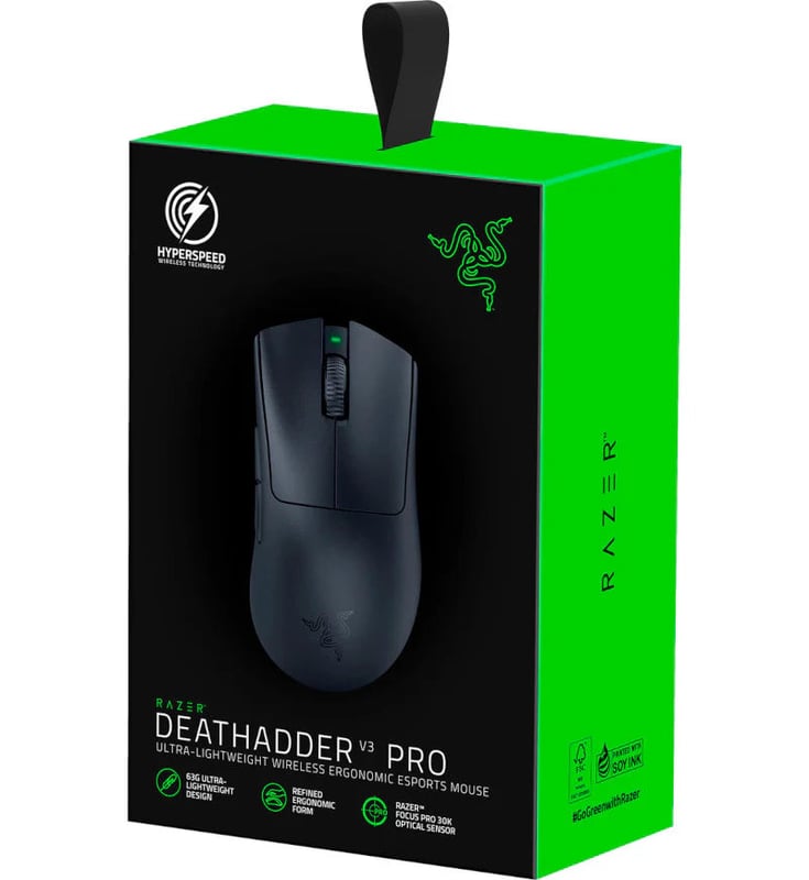 Razer DeathAdder V3 Pro Wireless Gaming Mouse 30K DPI RGB - 9