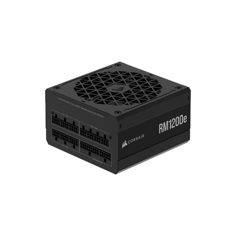 باور سبلاي Corsair RM1200E 1200W 80+ Gold بالكامل أسود - 3