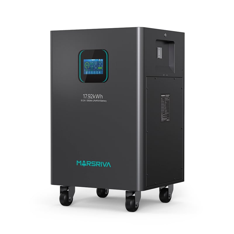 Marsriva 17.92kWh 48V LiFePO4 Battery MR-LFP48-350-WMD - 3