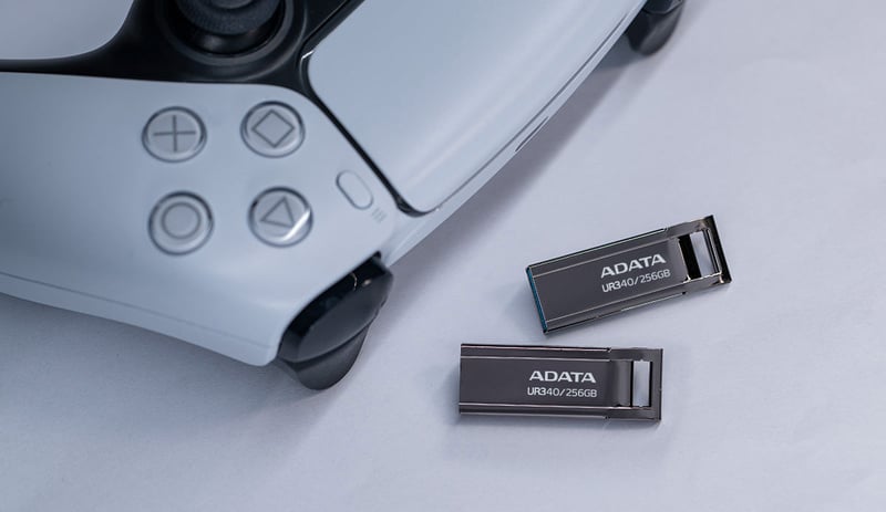 فلاش ADATA UR340 256GB USB 3.2 أسود - 3
