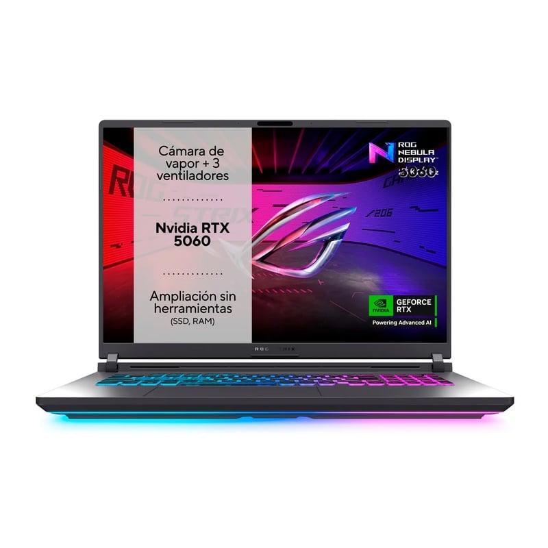 ASUS ROG Strix G18 G815LM-S8090, Intel Core Ultra 9-275HX, 32GB RAM, 1TB SSD, NVIDIA RTX 5060 8GB, 18" FHD+ 144Hz, Volt Green - 6