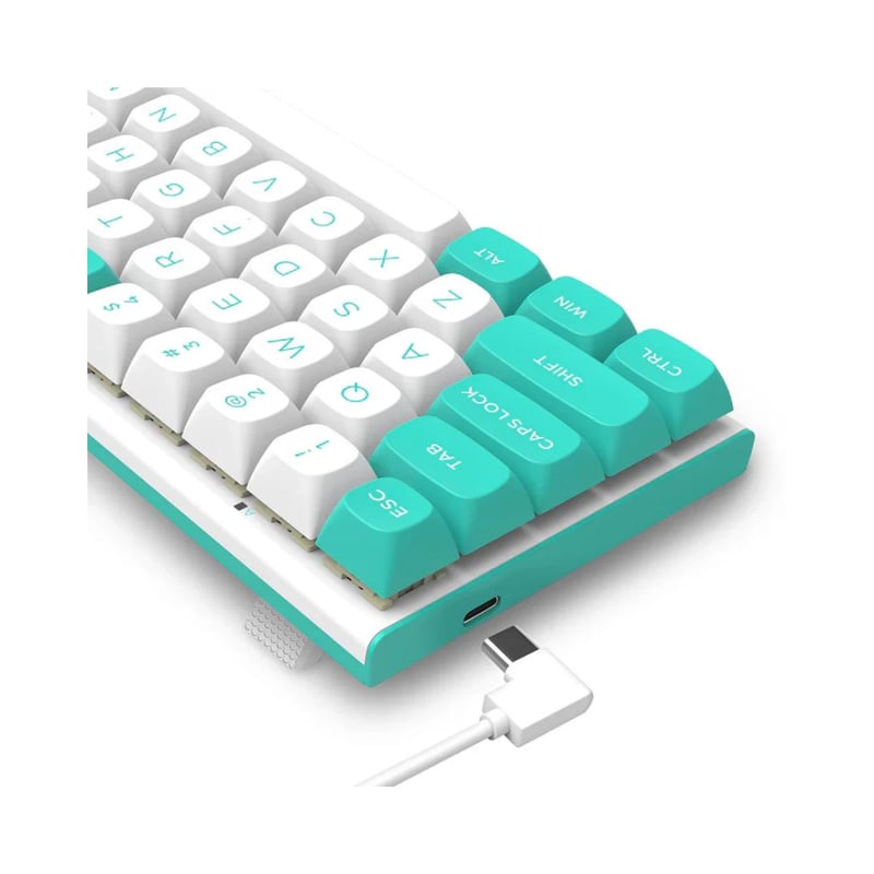 كيبورد Redragon FIDD K683WB 60% ميكانيكي USB-C RGB - 4