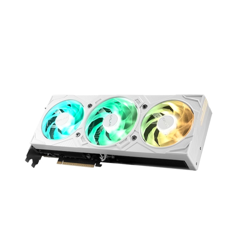 كارت شاشة GALAX GeForce RTX 5070 12GB GDDR7 Triple Fan RGB أبيض - 4