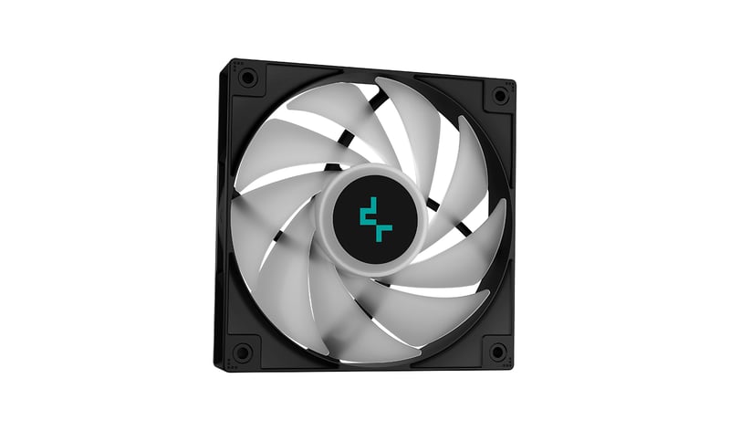 DeepCool LE720 360mm ARGB AIO Liquid Cooler 250W TDP Black - 5