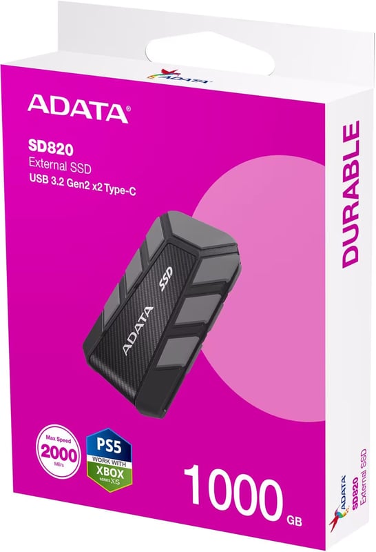 هارد خارجي ADATA SD820 1TB USB 3.2 Rugged IP68 Blue - 11