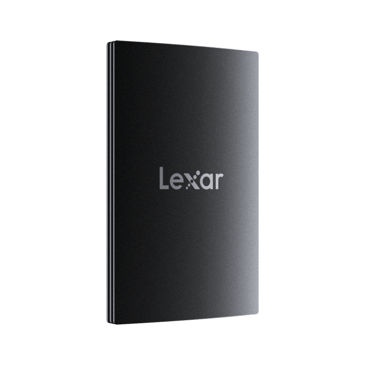 وحدة تخزين خارجية ليكسر SL500 بسعة 2 تيرابايت USB 3.2 Gen 2x2 محمولة أسود - 1