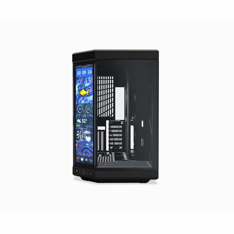HYTE Y70 Touch Mid-Tower ATX Case Black Tempered Glass - 2