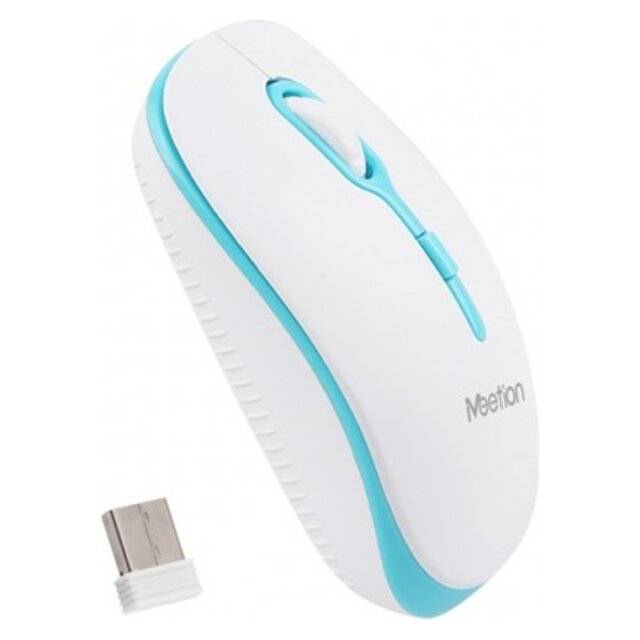 Meetion R547 Wireless Mouse 1600 DPI - Blue - 2