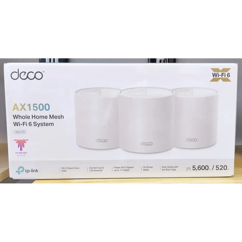 TP-Link Deco X10 AX1500 3-Pack WiFi 6 Dual-Band Mesh System - 9