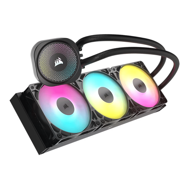 مبرد Corsair Nautilus AIO Liquid 360mm ARGB أسود - 3