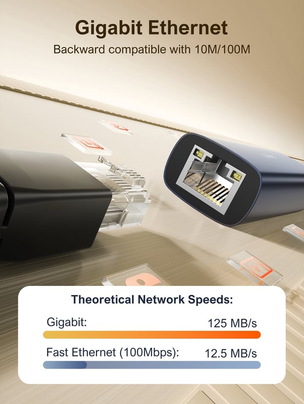 محول LDNIO RJ-01C USB-C إلى Ethernet - 10