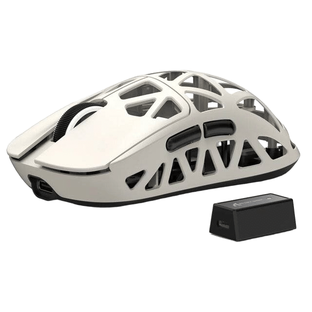 Attack Shark R2 Wireless Gaming Mouse 42000 DPI Retro White - 4