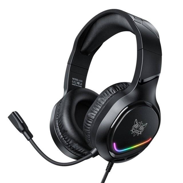 Onikuma X31 RGB Wired Gaming Headset 50mm Drivers - 5