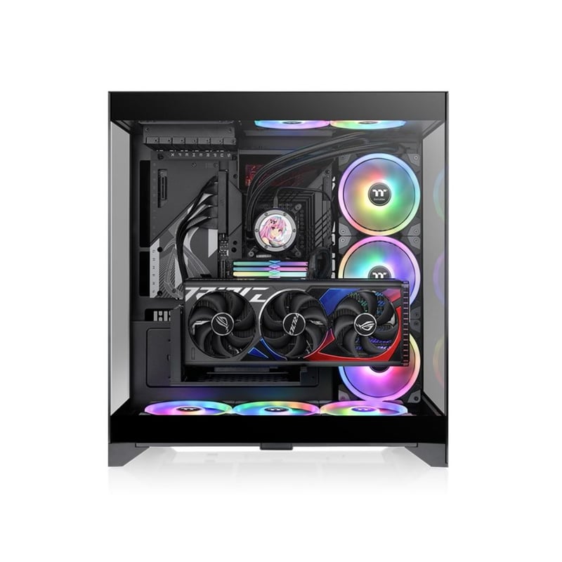 Thermaltake CTE E550 TG Mid-Tower ATX Case Black Tempered Glass - 2