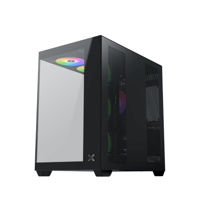 كيس XIGMATEK Aqua V Air Mid-Tower ATX mATX ITX أسود - 4