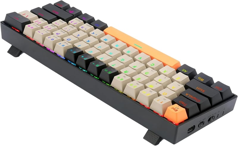 ReDragon K530RGB PRO DRACONIC ELITE WIRELESS  YL,WT,GY - 7