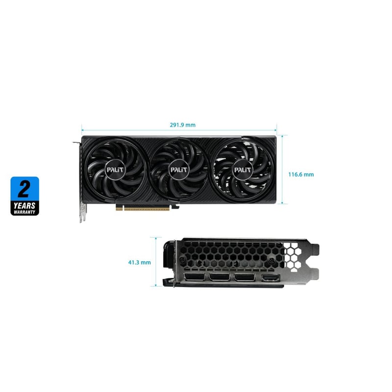كارت شاشة Palit GeForce RTX 5070 12GB GDDR7 Infinity 3X - 9